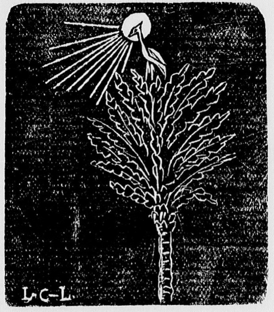 Fig.5 - Le Christ-Phénix sur le palmier : Oratoire de sainte Praxède (Ve, VIe s.)