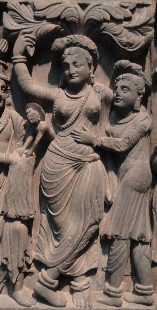 La maman du bouddha (Freer Gallery of Art, Smithsonian Institution, Washington DC), serait-elle une  yakṣiṇī ?