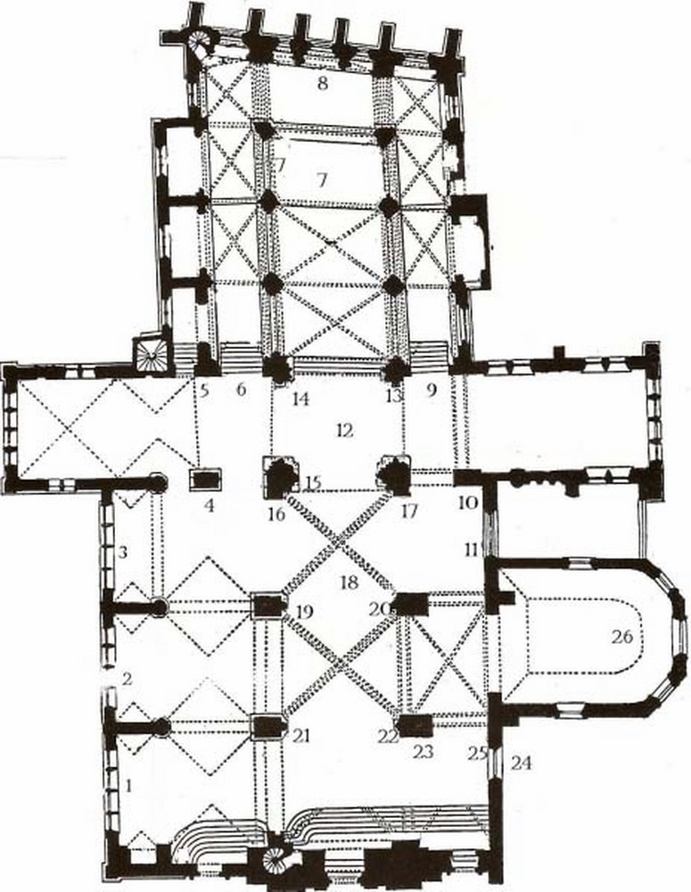 Plan de la cathédrale / incn, incn, crayon sur papier | incn